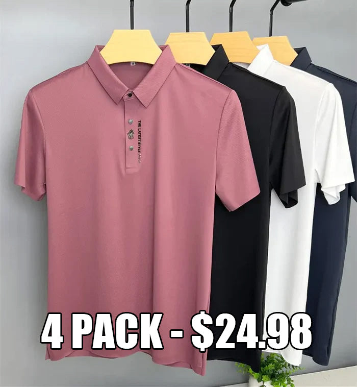 Veneto: Wrinkle-Free Muscle Fit Polo Shirt