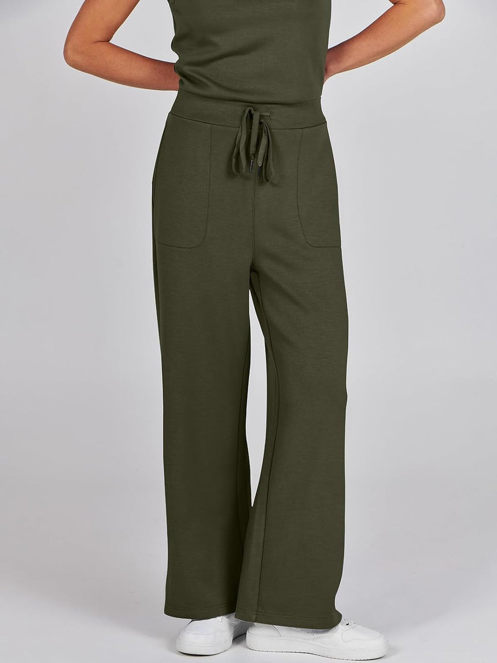 Womens Jumpsuits 2025 Casual Summer Dressy Romper Sleeveless Wide Leg Long Pants Outfits Fashion Travel Clothes