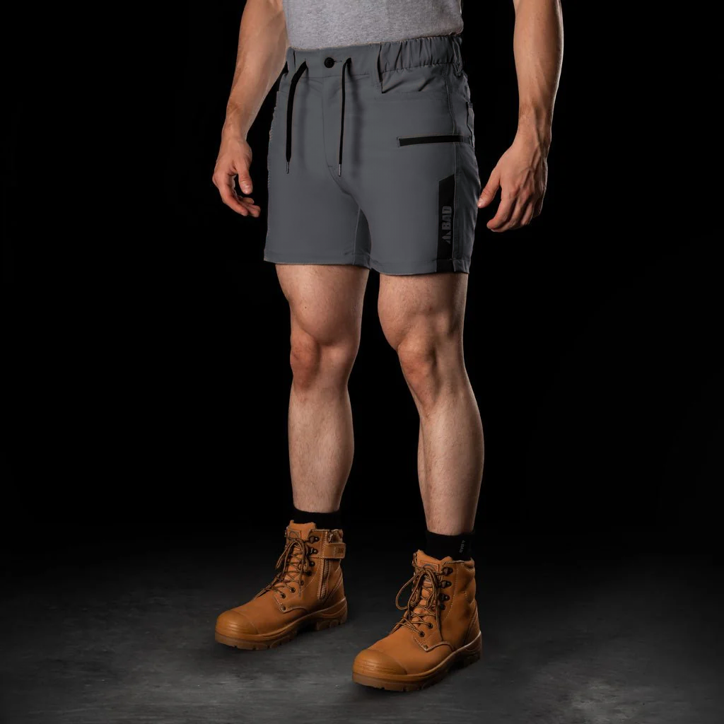 WATERPROOF ELASTIC WAIST SHORT SHORTS