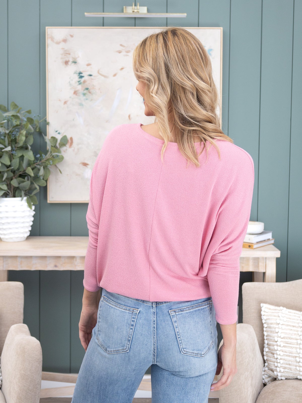 Charlotte Avery "Dreamy Knit" Boatneck Dolman Top | S - 3XL