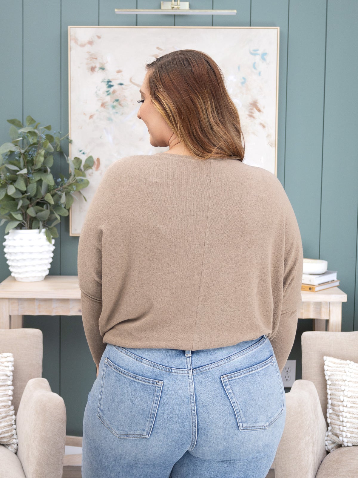 Charlotte Avery "Dreamy Knit" Boatneck Dolman Top | S - 3XL