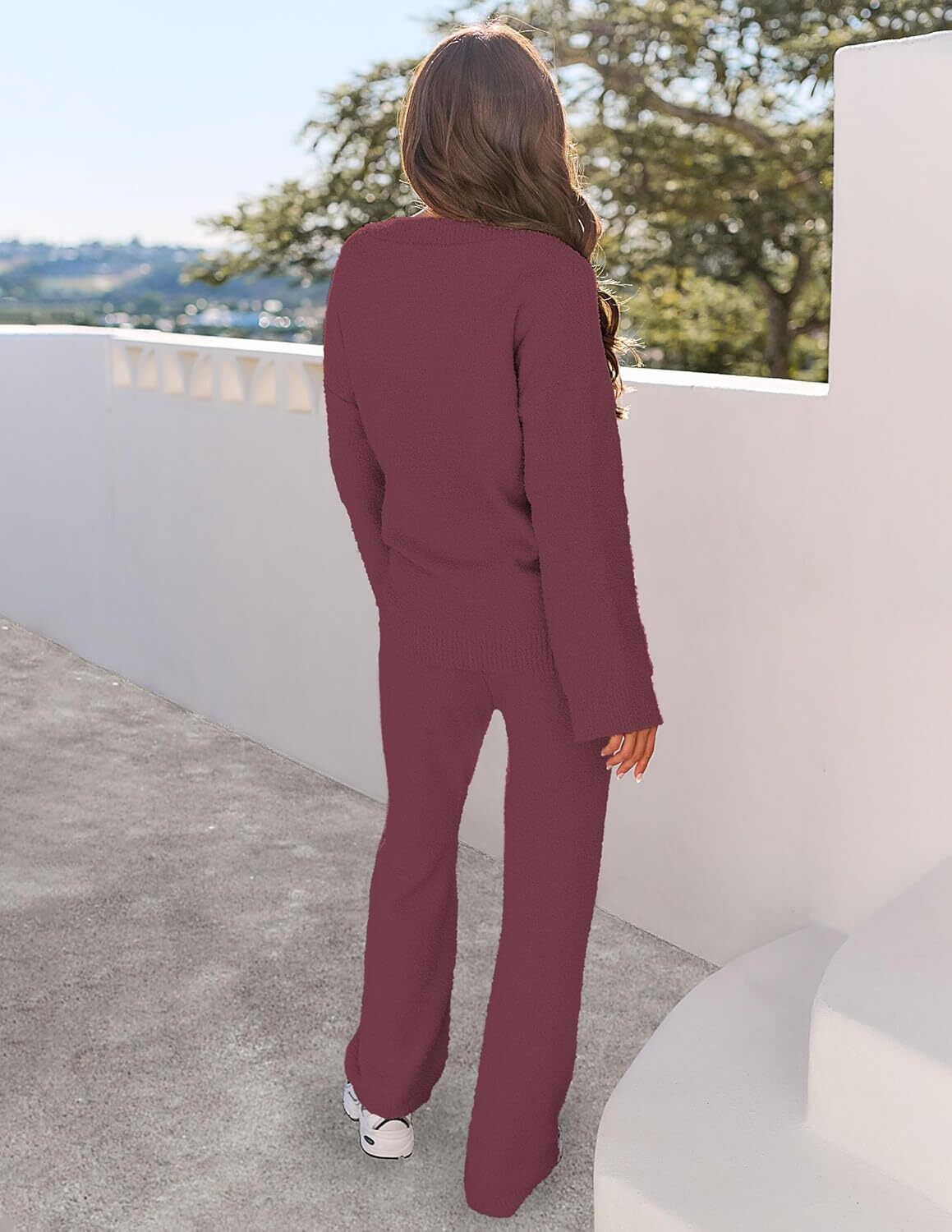Christmas PromotionWomen's 2 Piece Outfits Fuzzy Fleece Pajama