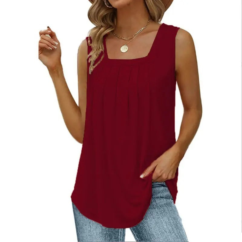 Loose Fit Casual Sleeveless Soft Tank Tops