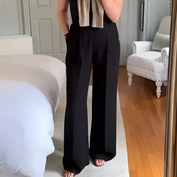 🔥 HOT SALE 50% OFF ✨ Crepe Pleated Women Trousers