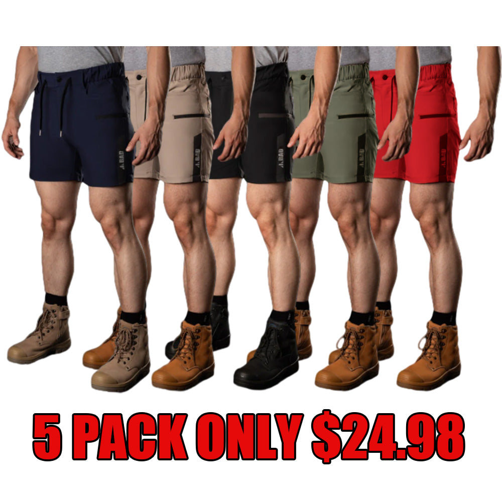 WATERPROOF ELASTIC WAIST SHORT SHORTS