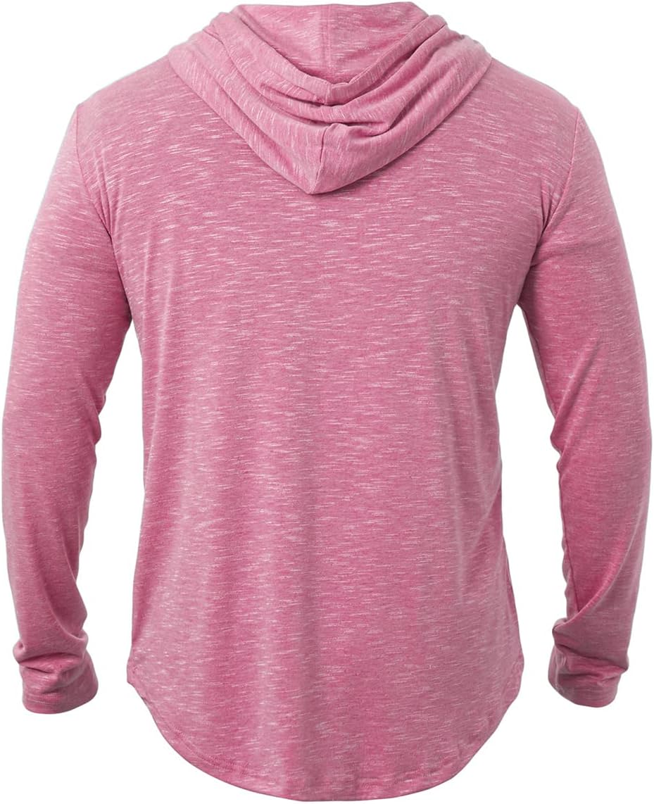 MANSDOUR Men's Athletic Hooded Shirts Long Sleeve Workout Sport Hoodie Casual Running T Shirt Quick Dry Pullover Top