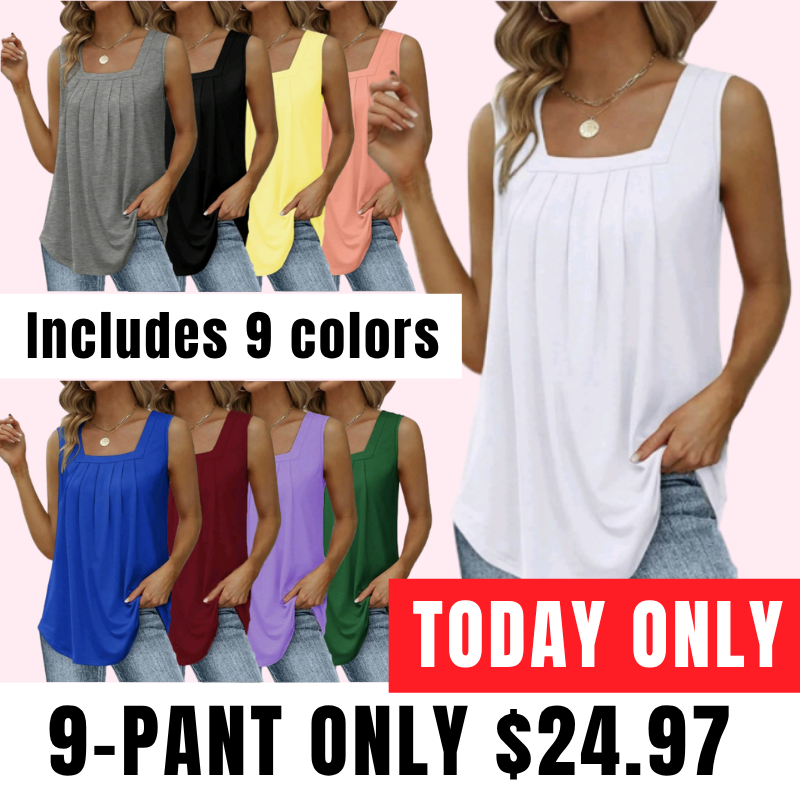 Loose Fit Casual Sleeveless Soft Tank Tops
