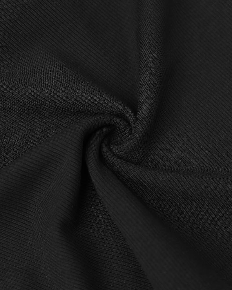 Women Built in Bra Ribbed Tank Tops Sleeveless Casual Tops