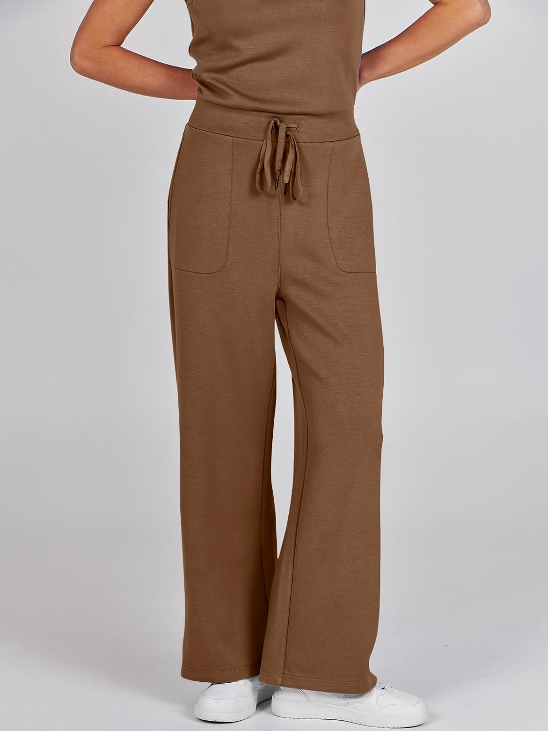 Womens Jumpsuits 2025 Casual Summer Dressy Romper Sleeveless Wide Leg Long Pants Outfits Fashion Travel Clothes