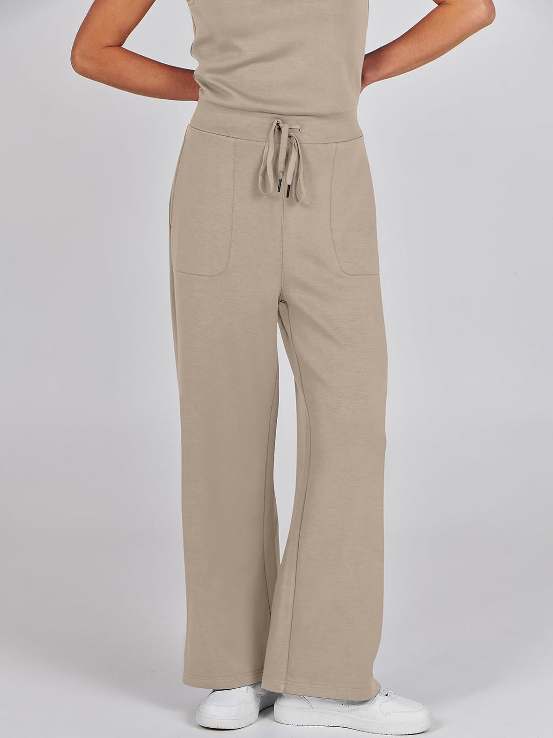 Womens Jumpsuits 2025 Casual Summer Dressy Romper Sleeveless Wide Leg Long Pants Outfits Fashion Travel Clothes