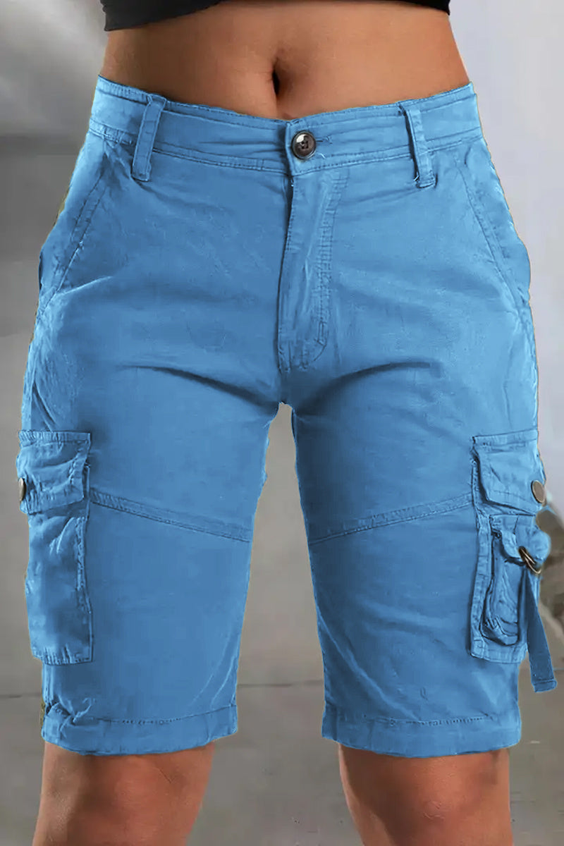 ⚡LIMITED SALE-Flap Pocket Design Bermuda Cargo Shorts