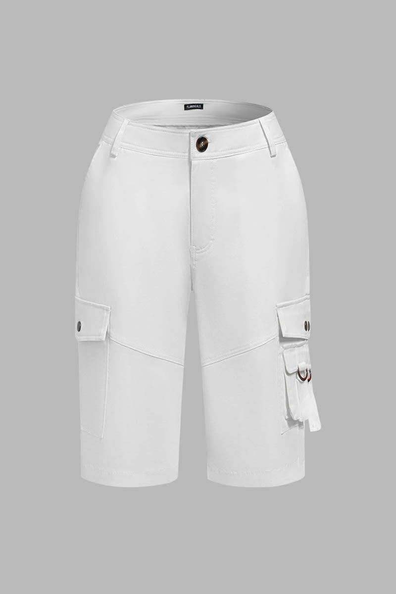 ⚡LIMITED SALE-Flap Pocket Design Bermuda Cargo Shorts