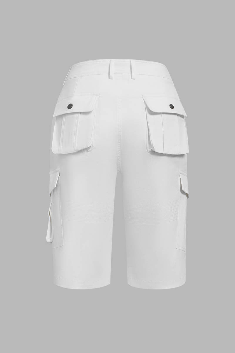 ⚡LIMITED SALE-Flap Pocket Design Bermuda Cargo Shorts