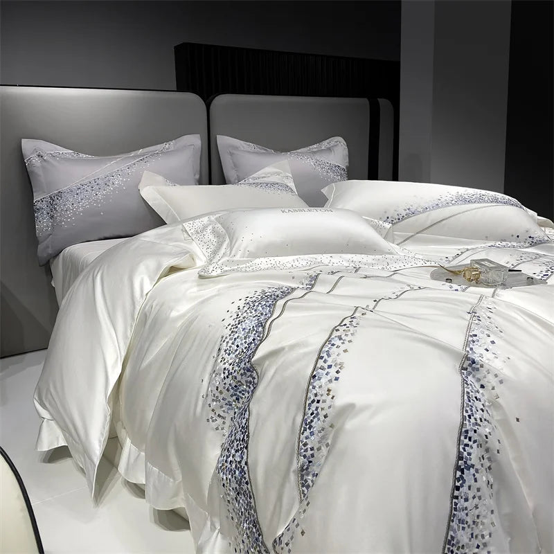 Egyptian Cotton Luxury  Duvet Cover Set