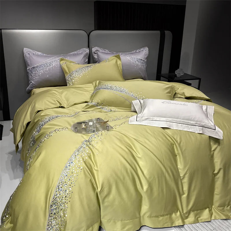 Egyptian Cotton Luxury  Duvet Cover Set