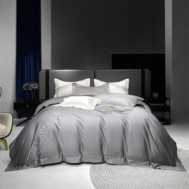 Egyptian Cotton Luxury  Duvet Cover Set