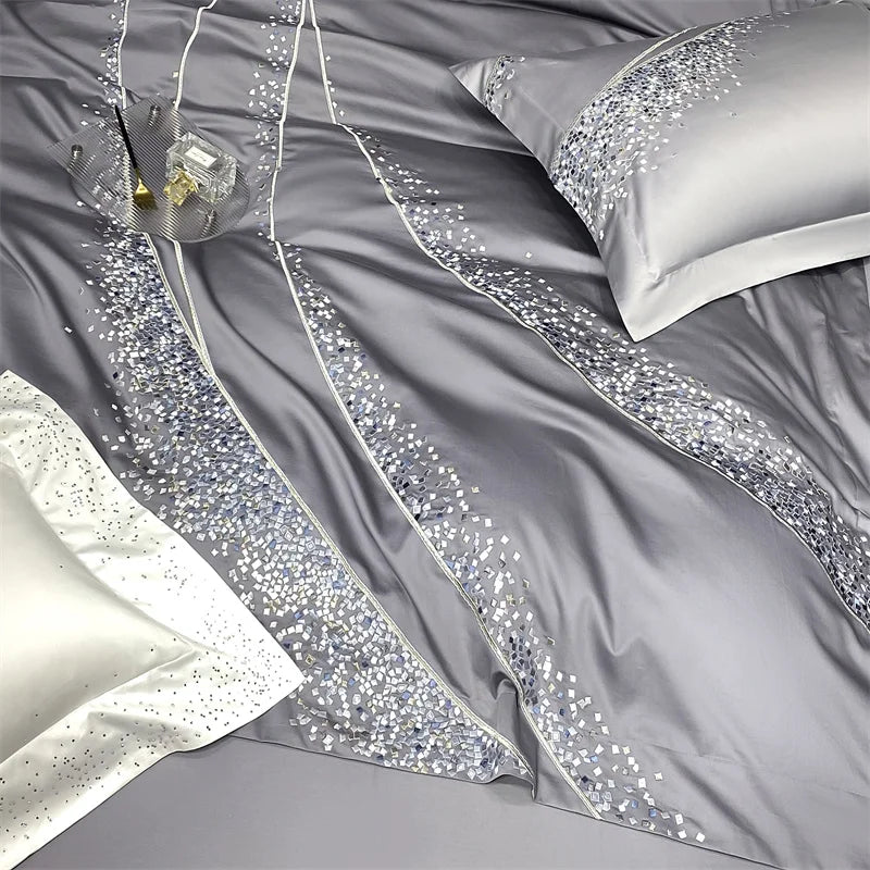 Egyptian Cotton Luxury  Duvet Cover Set
