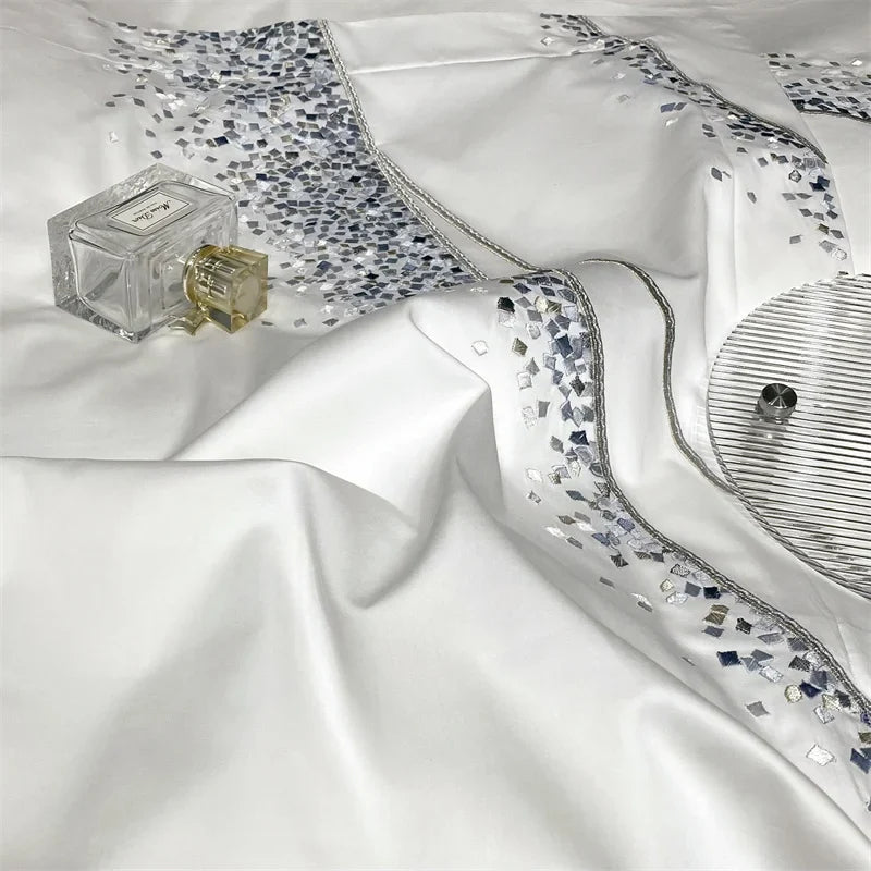 Egyptian Cotton Luxury  Duvet Cover Set
