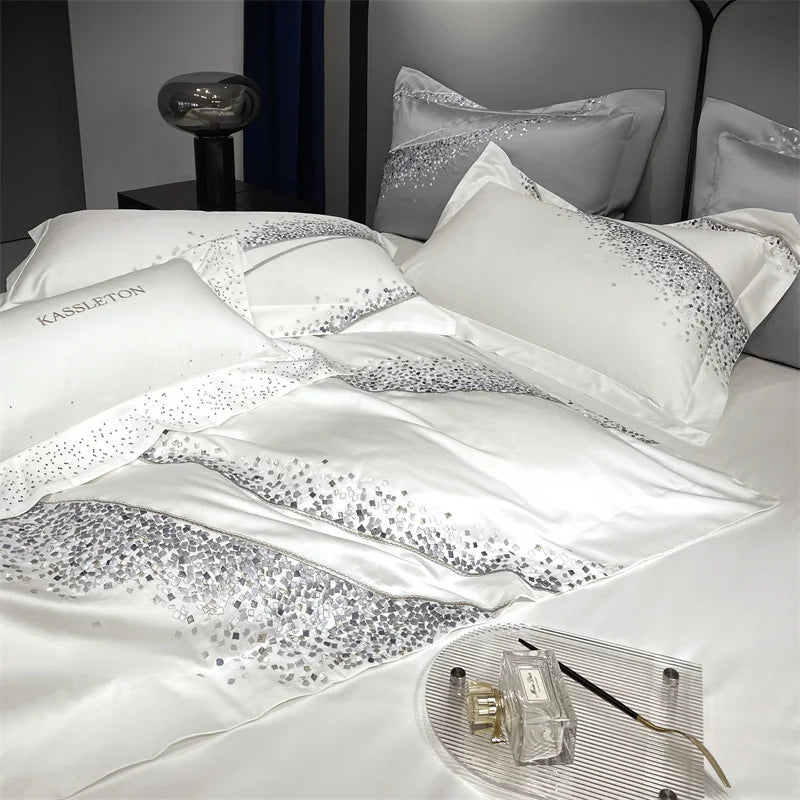 Egyptian Cotton Luxury  Duvet Cover Set