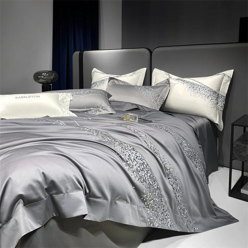 Egyptian Cotton Luxury  Duvet Cover Set