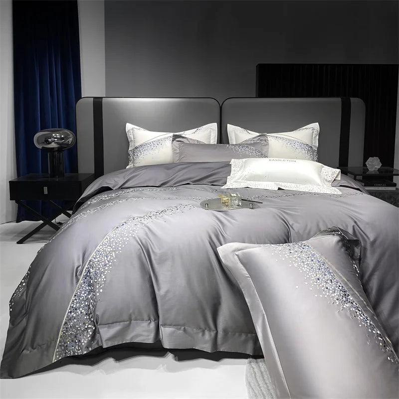 Egyptian Cotton Luxury  Duvet Cover Set