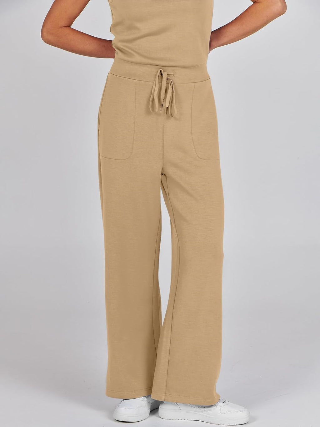 Womens Jumpsuits 2025 Casual Summer Dressy Romper Sleeveless Wide Leg Long Pants Outfits Fashion Travel Clothes