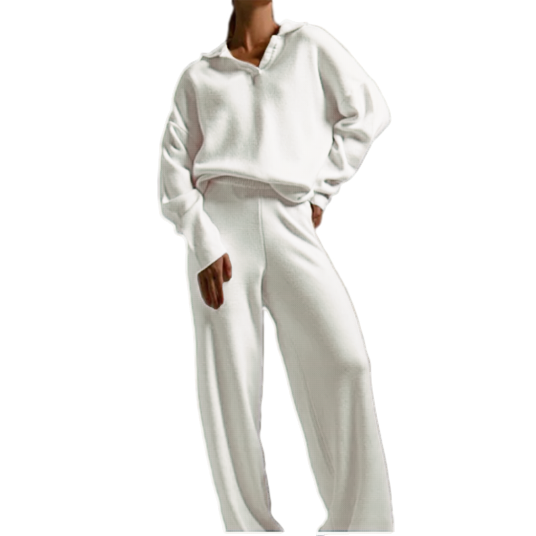 Knit Top and Wide Leg Pants 2 Piece Set