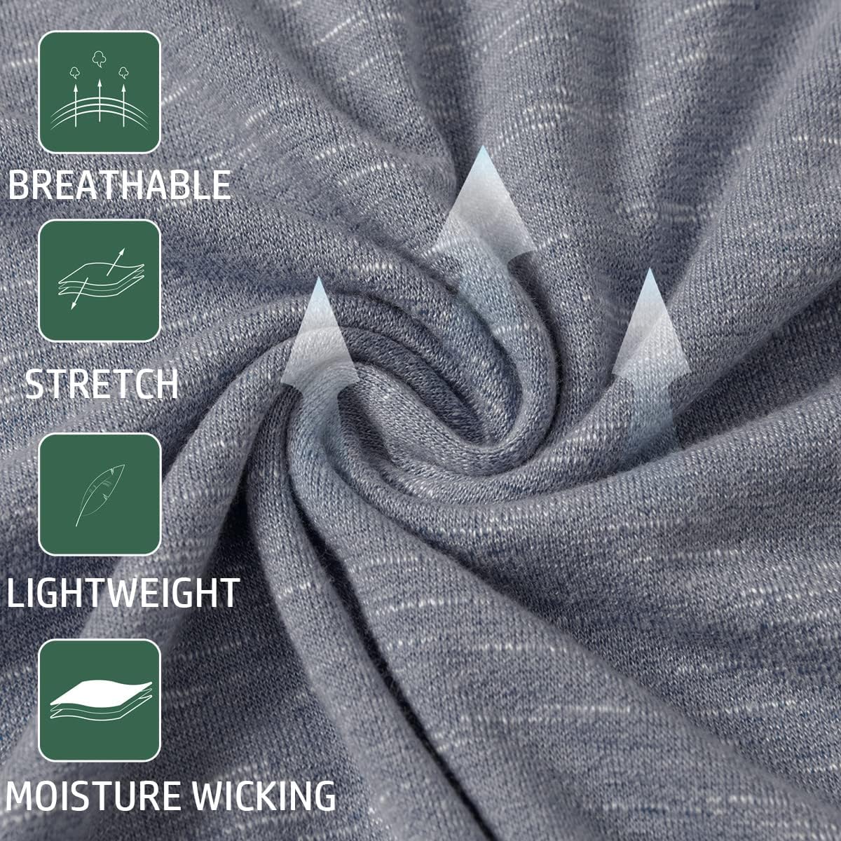MANSDOUR Men's Athletic Hooded Shirts Long Sleeve Workout Sport Hoodie Casual Running T Shirt Quick Dry Pullover Top