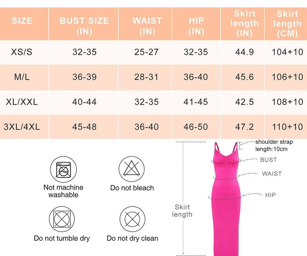 Seamless Spaghetti Strap V Neck Maxi Dress with Built-in Bodycon