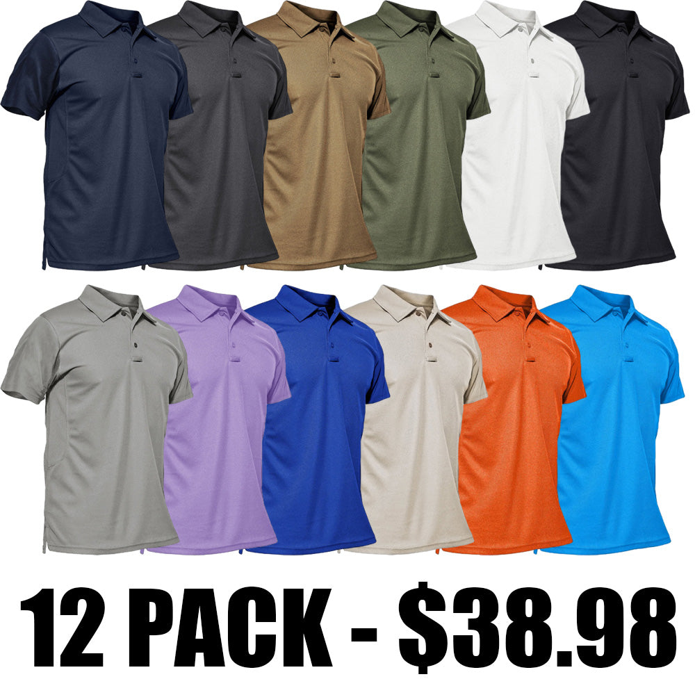 [Store 10th Anniversary Event]Men's Golf Quick Dry Polo Shirt