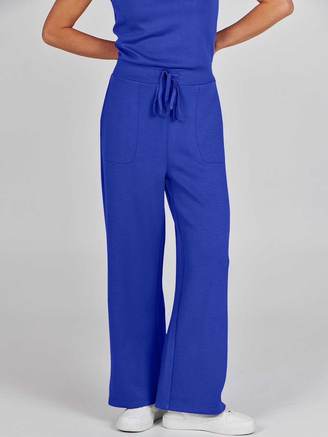 Womens Jumpsuits 2025 Casual Summer Dressy Romper Sleeveless Wide Leg Long Pants Outfits Fashion Travel Clothes