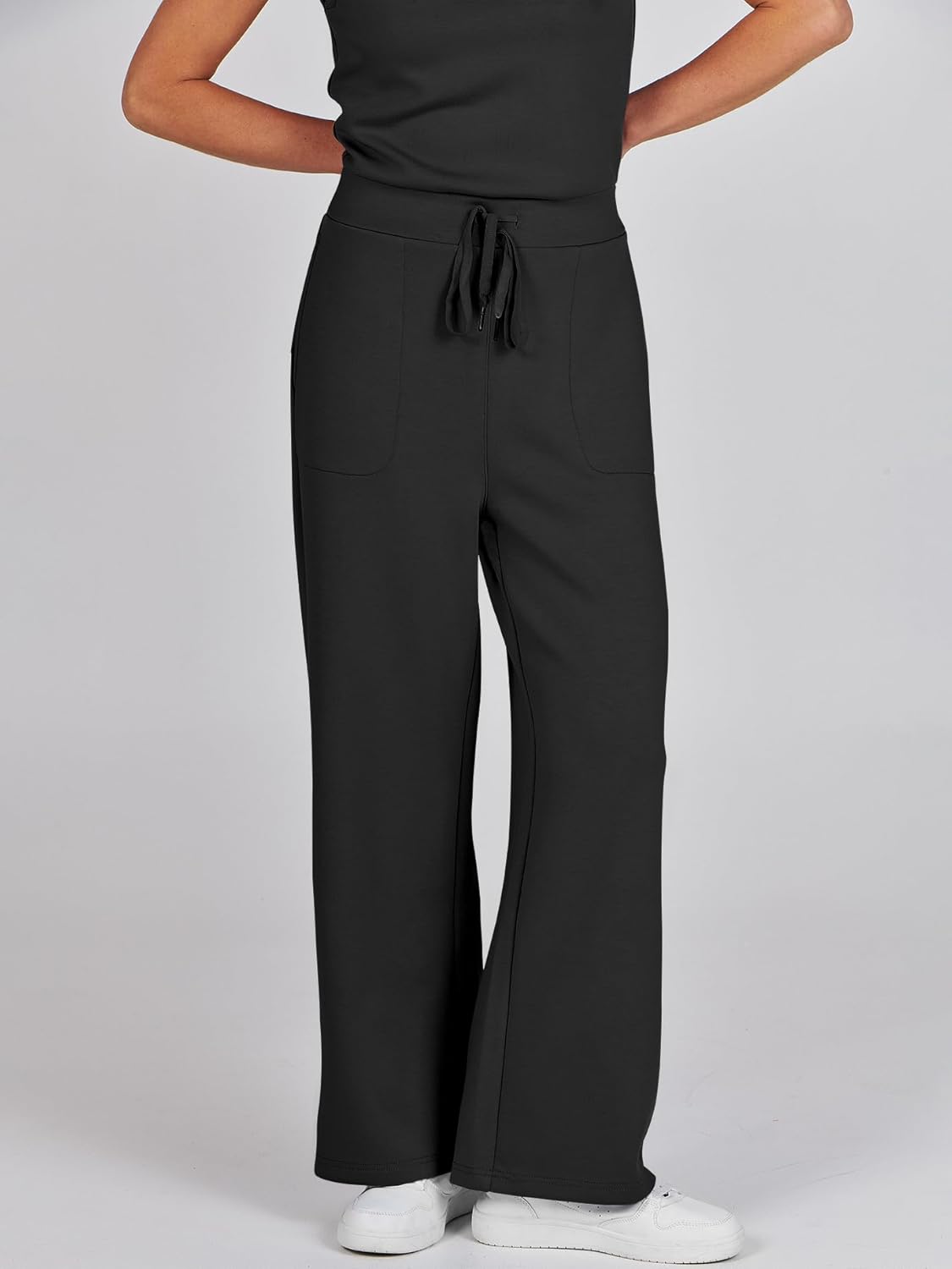 Womens Jumpsuits 2025 Casual Summer Dressy Romper Sleeveless Wide Leg Long Pants Outfits Fashion Travel Clothes