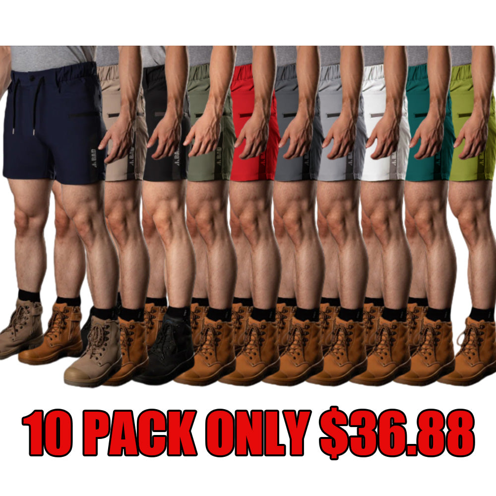 WATERPROOF ELASTIC WAIST SHORT SHORTS