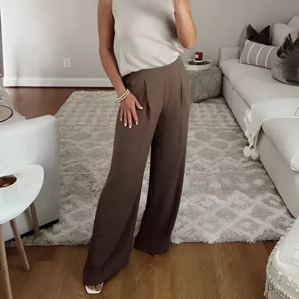 🔥 HOT SALE 50% OFF ✨ Crepe Pleated Women Trousers