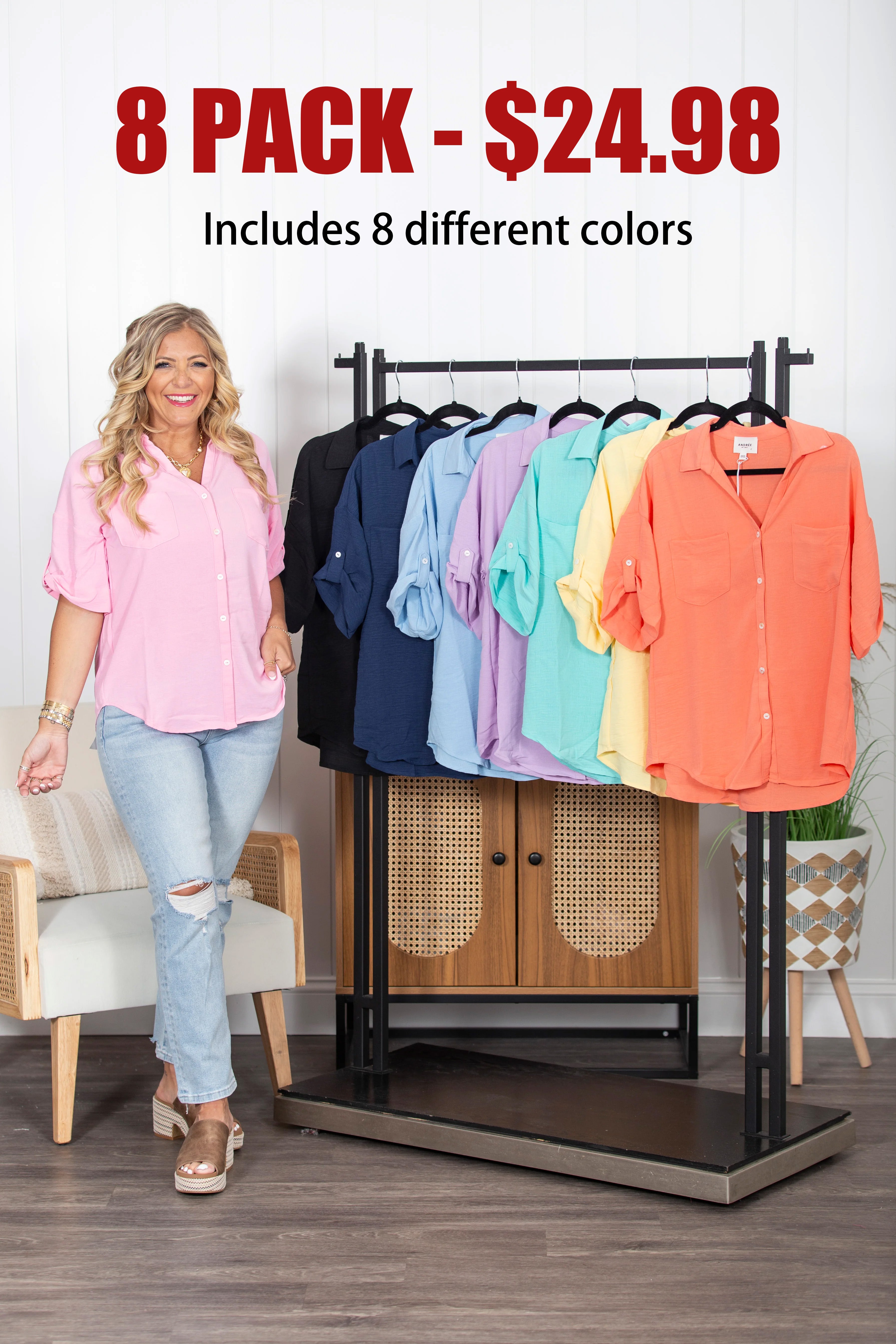 ⏰Hot Sale-2025 Tops Soho Breeze(Multiple Colors)